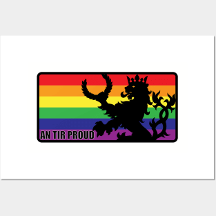 An Tir Pride - Pride Flag- Oblong Posters and Art